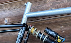 Cadre VTT all mountain - trail - 130mm - en acier fabriqué en France