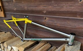 Cadre VTT endurigide titane fabriqué en France - tubes Dedacciai