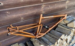 Cadre VTT all mountain - trail - 130mm - en acier fabriqué en France
