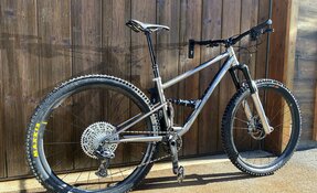 Prototype cadre VTT All Mountain - Trail - triangle avant Titane triangle (…)