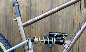 VTT EGERIE enduro tout suspendu en acier fabriqué en France