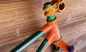 Cadre et fourche FATBIKE - BIG FAT - peinture perso intégrale