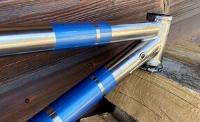 Cadre VTT endurigide titane fabriqué en France - tubes Dedacciai