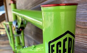 Cadre VTT enduro tout suspendu en acier fabriqué en France