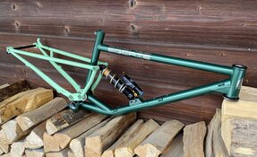 Cadre EGERIE enduro tout suspendu en acier fabriqué en France