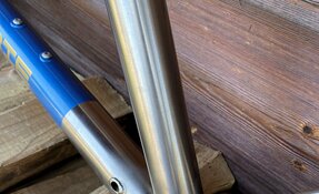 Cadre VTT endurigide titane fabriqué en France - tubes Dedacciai