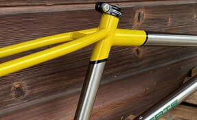Cadre VTT endurigide titane fabriqué en France - tubes Dedacciai
