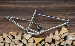 Cadre EGERIE ALLMOUNTAIN/ENDURO en Titane et acier INOX fabriqué en France