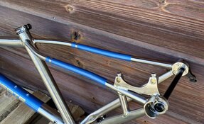 Cadre VTT endurigide titane fabriqué en France - tubes Dedacciai