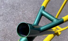 Cadre VTT en acier sur mesure fabriqué en France - hardtail endurigide enduro