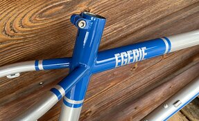 Cadre VTT sur mesure en acier fabriqué en France