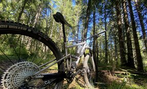 Prototype cadre VTT All Mountain - Trail - triangle avant Titane triangle (…)