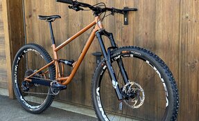 VTT 29 pouces all mountain - trail - 130mm - en acier fabriqué en France