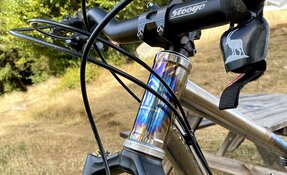 VTT EGERIE tout suspendu Titane et acier INOX fabriqué en France
