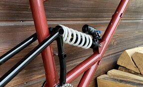 Cadre VTT Enduro pour boite de vitesse - en acier - fabriqué en France