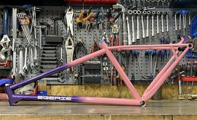 Cadre VTT en acier sur mesure fabriqué en France - hardtail endurigide enduro