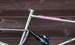 Cadre VTT Enduro Stainless Steel - Inox - finition polie - Reynolds 921 (…)