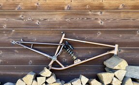 Cadre ENDURO HIGH PIVOT fabriqué en France - acier Reynolds 853 et 631