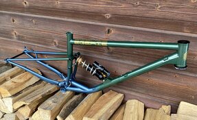 Cadre EGERIE enduro tout suspendu en acier fabriqué en France