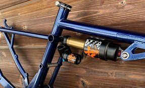 Cadre VTT enduro sur mesure en acier fabriqué en France