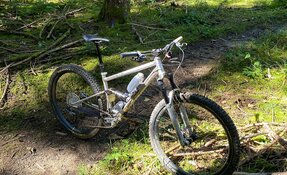 Prototype cadre VTT All Mountain - Trail - triangle avant Titane triangle (…)