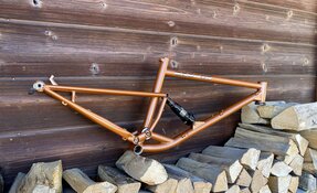 Cadre VTT all mountain - trail - 130mm - en acier fabriqué en France