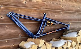 Cadre VTT enduro sur mesure en acier fabriqué en France