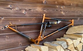 Cadre enduro suspendu acier fabriqué en France - Columbus Zona