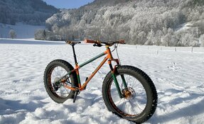 Vélo complet FATBIKE - fabriqué en France peinture perso intégrale