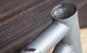 Cadre VTT Enduro Stainless Steel - Inox - finition polie - Reynolds 921 (…)