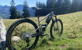 Prototype cadre VTT All Mountain - Trail - triangle avant Titane triangle (…)
