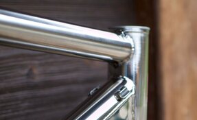 Cadre VTT Enduro Stainless Steel - Inox - finition polie - Reynolds 921 (…)