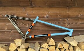 cadre VTT tubes Reynolds 853 fabriqué en France