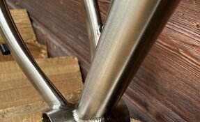 Cadre VTT endurigide titane fabriqué en France - tubes Dedacciai