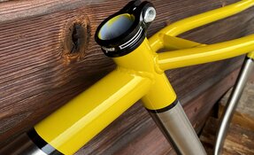 Cadre VTT endurigide titane fabriqué en France - tubes Dedacciai