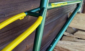 Cadre VTT en acier sur mesure fabriqué en France - hardtail endurigide enduro