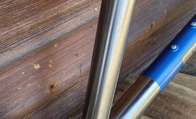 Cadre VTT endurigide titane fabriqué en France - tubes Dedacciai
