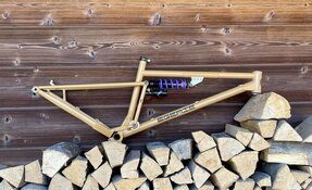Cadre enduro tout suspendu en acier fabriqué en France - Reynolds - Columbus