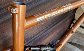Cadre VTT all mountain - trail - 130mm - en acier fabriqué en France