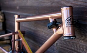 Cadre VTT Enduro en acier pour boite de vitesses fabriqué en France