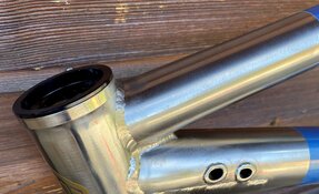 Cadre VTT endurigide titane fabriqué en France - tubes Dedacciai