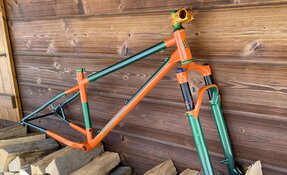 Cadre et fourche FATBIKE - BIG FAT - peinture perso intégrale