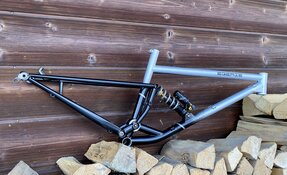 Cadre VTT all mountain - trail - 130mm - en acier fabriqué en France