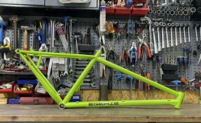 Cadre VTT en acier sur mesure fabriqué en France - hardtail endurigide enduro