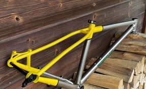 Cadre VTT endurigide titane fabriqué en France - tubes Dedacciai