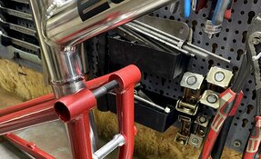 Cadre VTT de Descente DH Titane/acier pour boite de vitesse fabriqué en (…)
