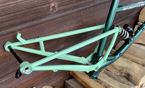 Cadre EGERIE enduro tout suspendu en acier fabriqué en France