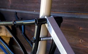 Cadre VTT Enduro pour boite de vitesse - en acier - fabriqué en France