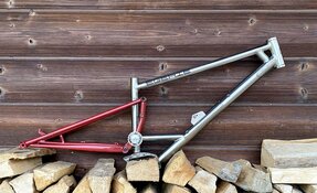Cadre VTT de Descente DH Titane/acier pour boite de vitesse fabriqué en (…)