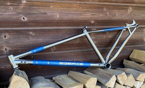 Cadre VTT endurigide titane fabriqué en France - tubes Dedacciai